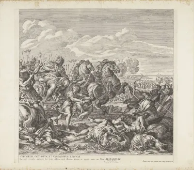 Slag bij Arbella (rechter deel)