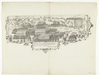 Slag bij de Leffingedijk tussen de Staatse troepen van Ernst Casimir van Nassau en de Spaanse van Albrecht van Oostenrijk, 1600