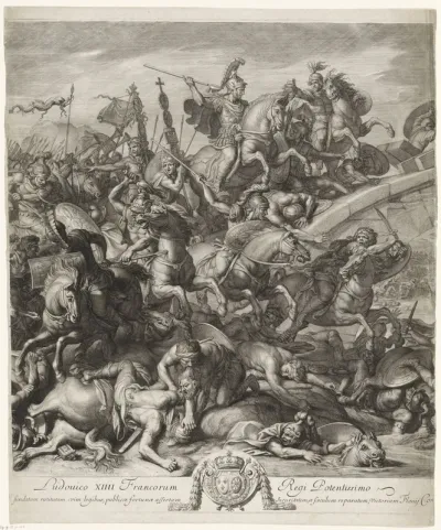 Slag bij de Milvische Brug (middelste blad)