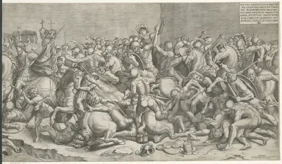 Slag bij de Milvische brug (rechter delen)
