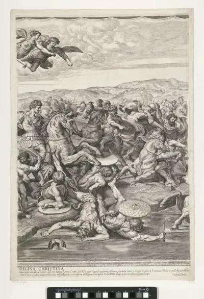 Slag bij de Milvische brug (rechter middenblad)