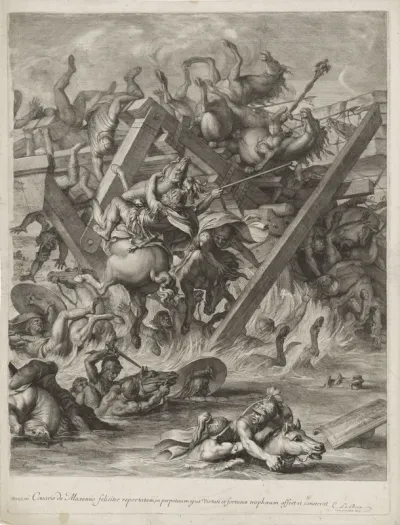 Slag bij de Milvische Brug (rechterblad)