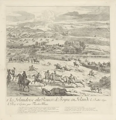 Slag bij Drogheda aan de Boyne, 1 juli 1690 (rechter blad)