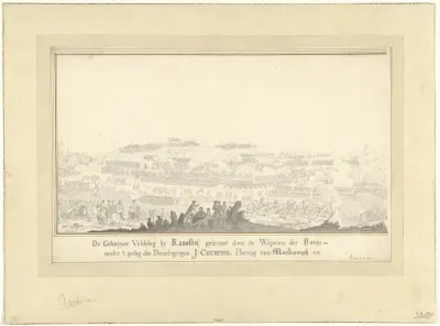 Slag bij Ramillies (linkerhelft), 1706