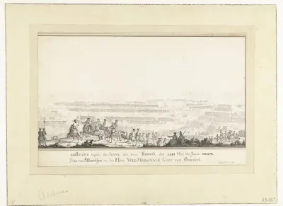 Slag bij Ramillies (rechterhelft), 1706