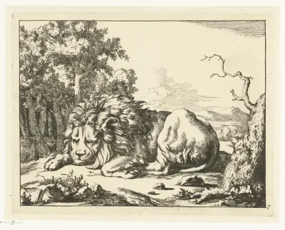 Slapende leeuw