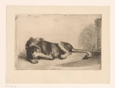 Slapende leeuw