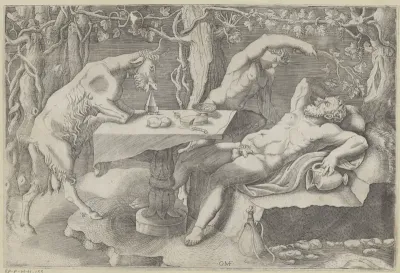 Slapende Silenus