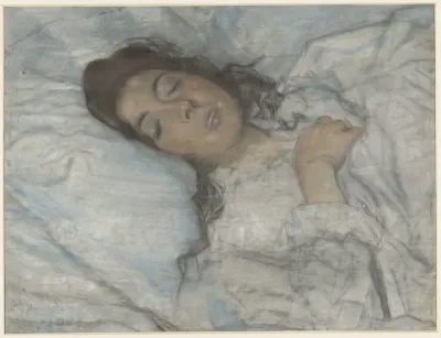 Slapende vrouw