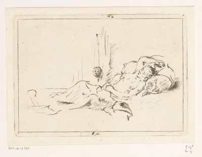 Slapende vrouw