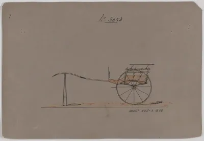 Slat Side Pony Cart  #3650