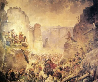 Slaughter of the Saxons under Hruba Skála