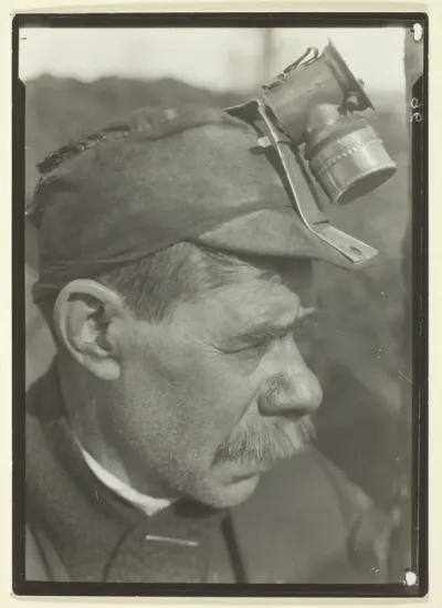 Slavic Foreman in Pennsylvania Coal Mine