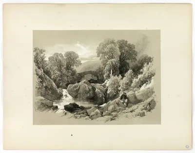 Sledde Bridge, from Picturesque Selections
