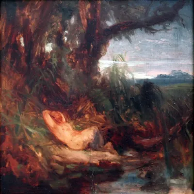 Sleeping Faun in the Reeds