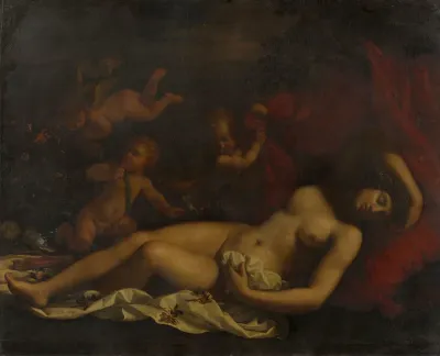 Sleeping Venus with Cupids