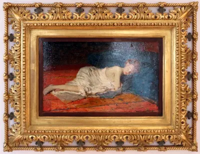 Sleeping young Lady