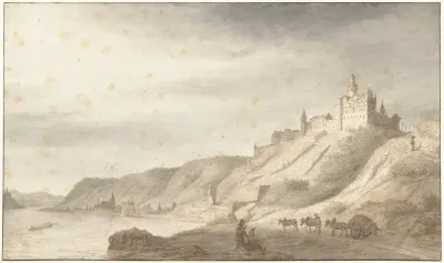 Slot Rheinfels bij St. Goar aan de Rijn
