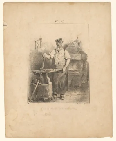 Slotenmaker aan het werk