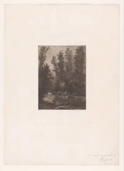 Sluis van de molen bij Grupont