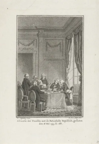 Sluiten van alliantie tussen Frankrijk en de Bataafse Republiek, 1795