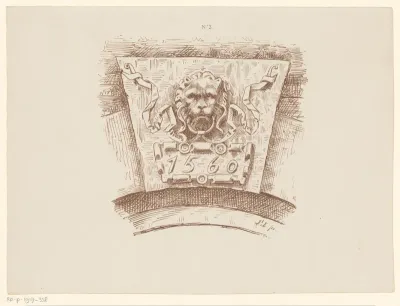 Sluitsteen met het jaartal 1560