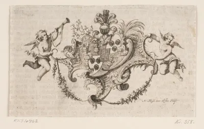 Slutvignet til Lauritz de Thurah's, "Hafnia Hodierna, Eller Udførlig Beskrivelse om den Kongelige Residentz- og Hoved-Stad Kiøbenhavn", 1748