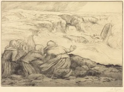 Small Boat in Peril (Barque en peril)