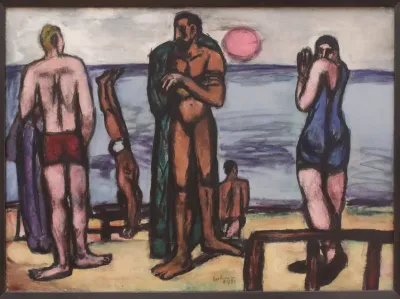 Small Painting with Bathers