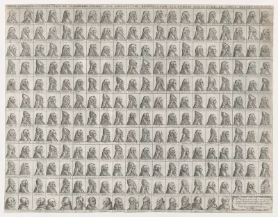 Small Portraits of the Popes from Christ to Sixtus V, from "Speculum Romanae Magnificentiae"