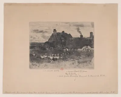 Small Thatched Cottages (Les Petites Chaumières)