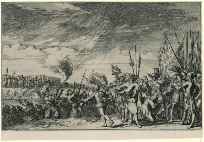 Smeekbeden van burgers aan een Franse veldheer, 1672