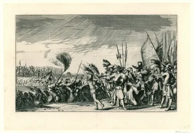 Smeekbeden van burgers aan een Franse veldheer, 1672