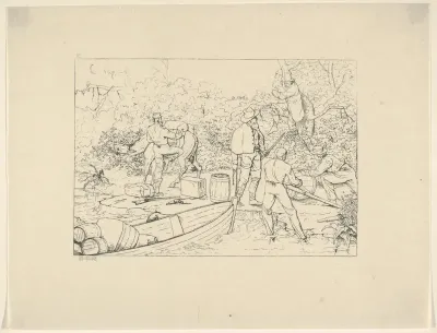 Smuggling of Medicines into the South (from Confederate War Etchings)