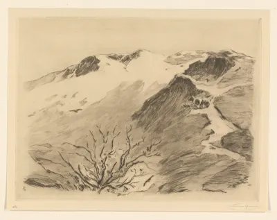 Sneeuw in de duinen