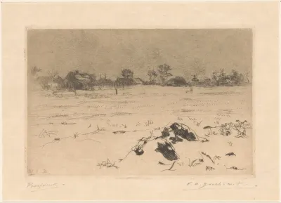 Sneeuw in Elspeet
