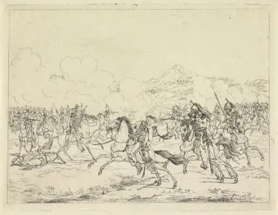 Sneuvelen van Frederik Willem van Brunswijk, 1815