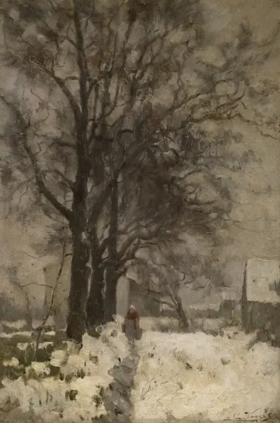 Snow-Covered Landscape