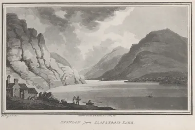 Snowdon from Llanberris Lake, from "Remarks on a Tour to North and South Wales, in the year 1797"