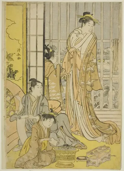 Snowy Morning in the Pleasure Quarters (Seiro yuki no ashita)