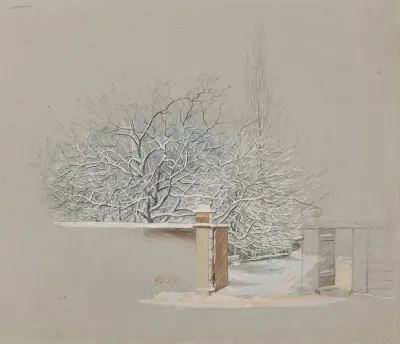 Snowy Trees at Annankatu 15
