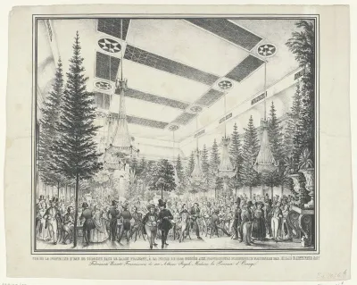 Soiree in Frascati te Amsterdam gedurende de kermis van 1842