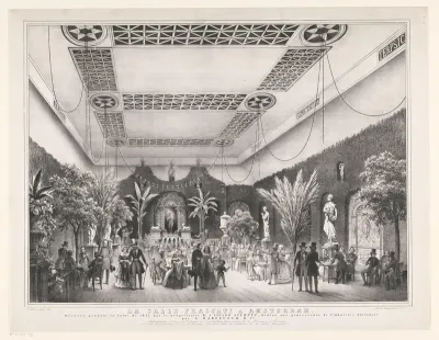 Soiree in Frascati te Amsterdam gedurende de kermis van 1845