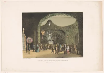 Soiree in Frascati te Amsterdam gedurende de kermis van 1855