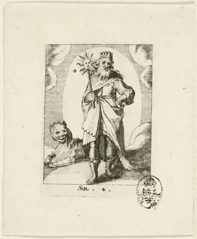 Sol, plate four from Der VII Planeten