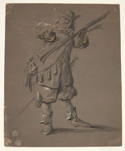 Soldat med gevær