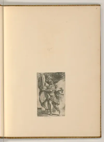 Soldat mit Standarte