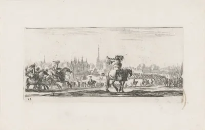 Soldaten enteren de stad Arras