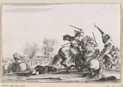 Soldaten in gevecht