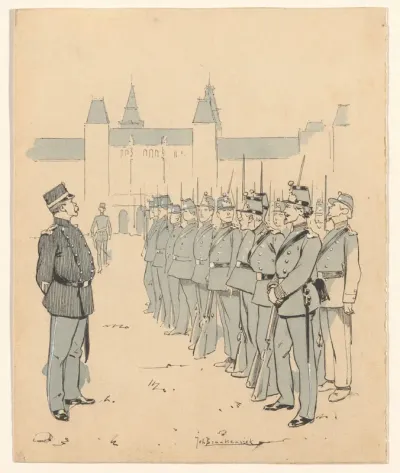 Soldaten op appèl